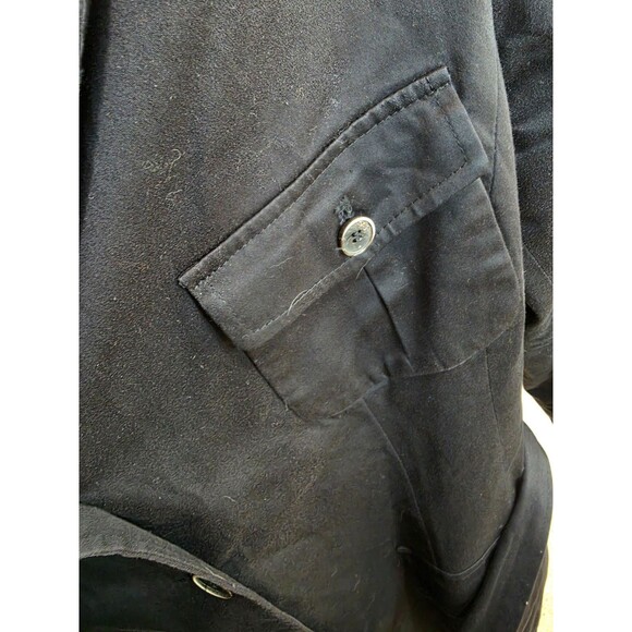 Vintage Women's Le Suit Black Belted Utility Blazer – Size 16 (2000s) - Picture 10 of 14